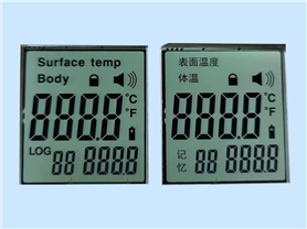 额温枪段码显示屏
